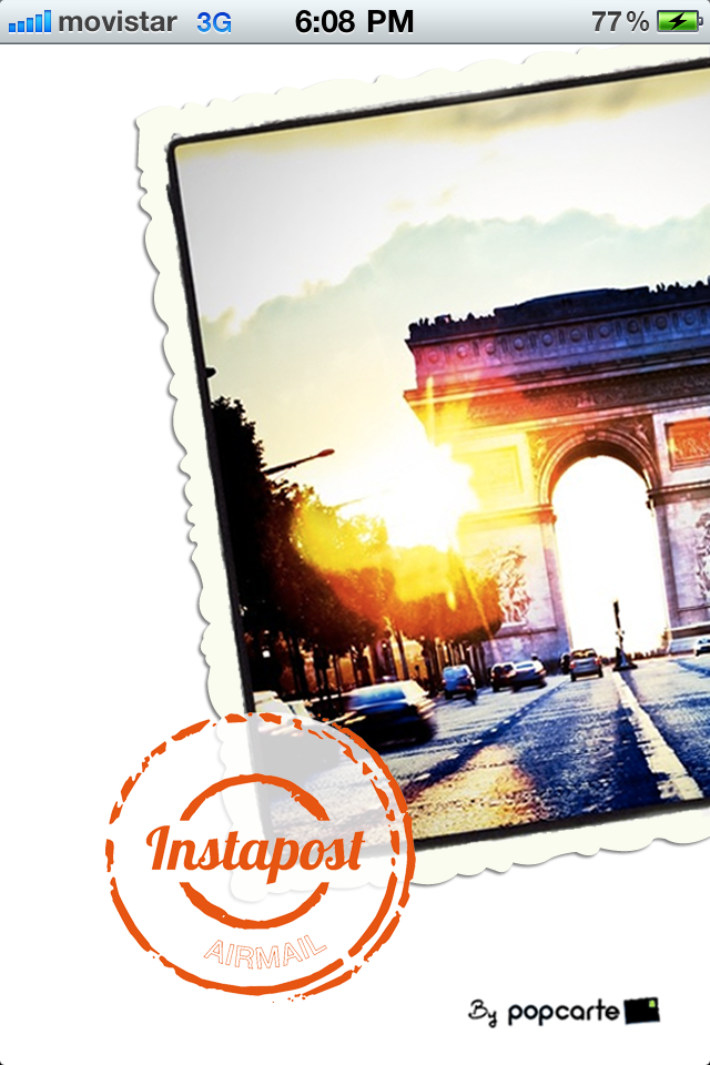 Instapost - Send real Instagram postcards free app screenshot 1