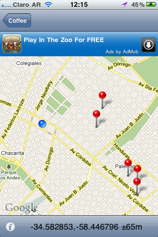 NearBy Finder - GPS Local Search free app screenshot 3