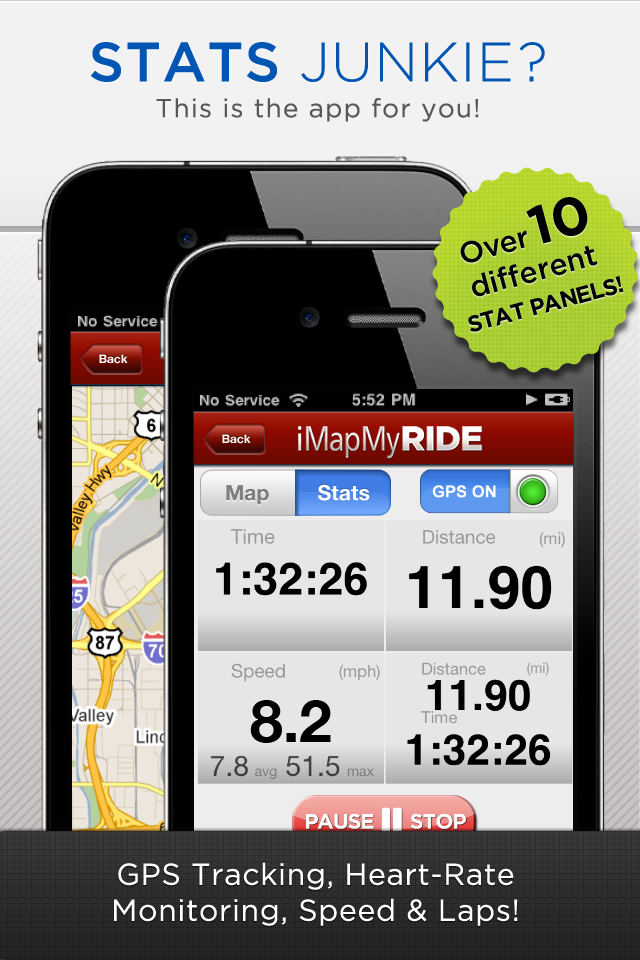 iMapMyRIDE - Cycling, Bicycling, Bike, Ride, GPS, Fitness, Training, Cycle, Road Cycling free app screenshot 1