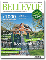 BELLEVUE - Europas größtes Immobilien-Magazin. Traumhäuser aus aller Welt von den besten Maklern LOGO-APP點子