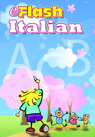 Italian Baby Flash Cards + eFlash Italian Words for Toddlers & Preschoolers free app screenshot 1