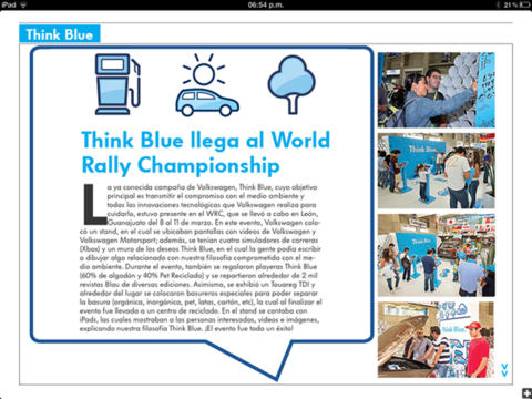 Blau Magazine screenshot 3
