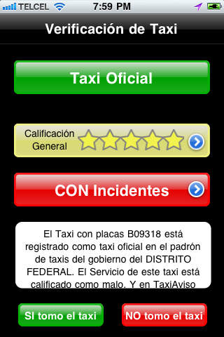 TaxiavisoI screenshot 4