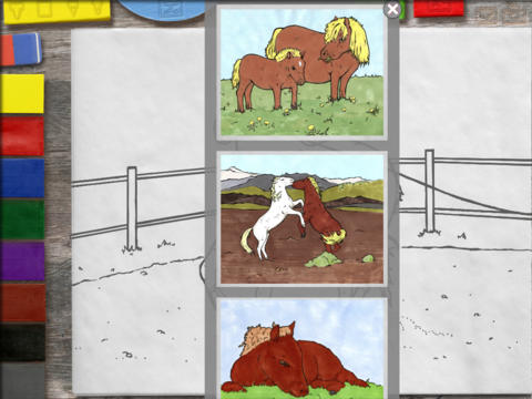 Malbuch - Pony & Pferd screenshot 2