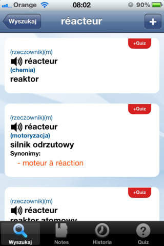 iLeksyka Deluxe | French - Polish Dictionary screenshot 4