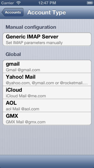 IMAP Folders Lite auto sort mail