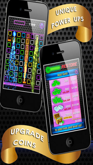 【免費遊戲App】Neon Squared (Neon x Neon) - amazing free cool match-3 glow game-APP點子