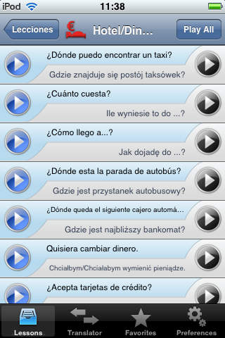 iSayHello Spanish - Polish screenshot 2