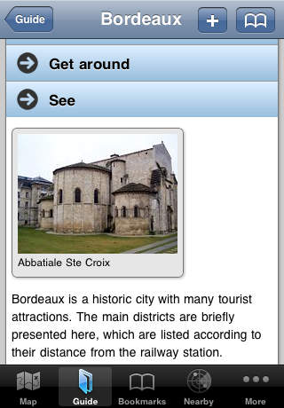 Bordeaux Offline Map & Guide screenshot 2