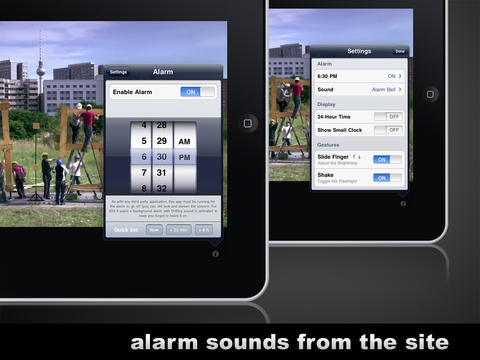 Standard Time LITE for iPad (Alarm Clock) screenshot 3