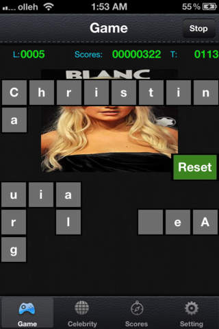 Celebrities Quiz Game screenshot 2