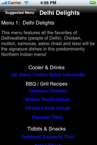 iBBQ : Indian BBQ recipes for a Summer Party screenshot 4