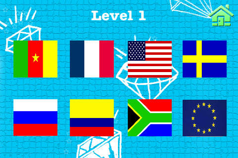 Diamond It: Flags of the World screenshot 2
