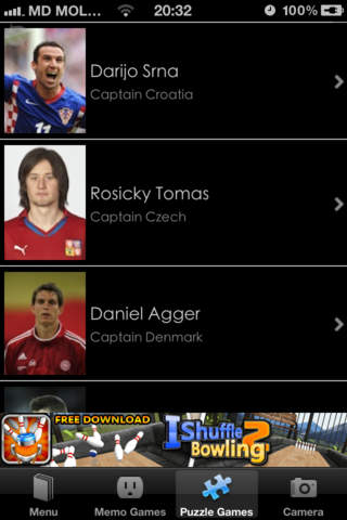 Captains of Football Teams In Euro 2012 screenshot 3
