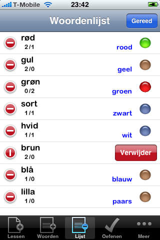 Woorden DA (Deense taalles) screenshot 3