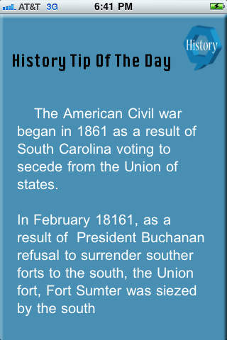 History Tip Of The Day screenshot 2