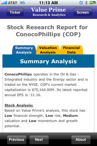 Stock Value Analyzer