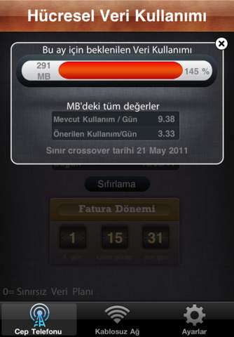 Veri Kullanımı ( Data Usage ) screenshot 2
