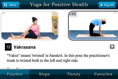 Yoga for Diabetes for iPhone screenshot 3