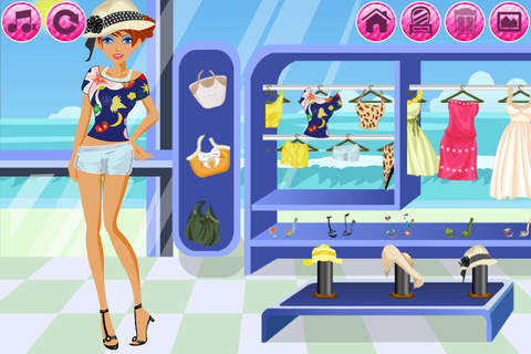 Beach Fashion: Dress up and makeup game screenshot 3