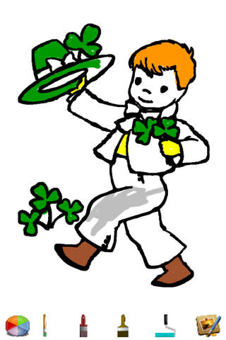St Pattys Day Coloring HD