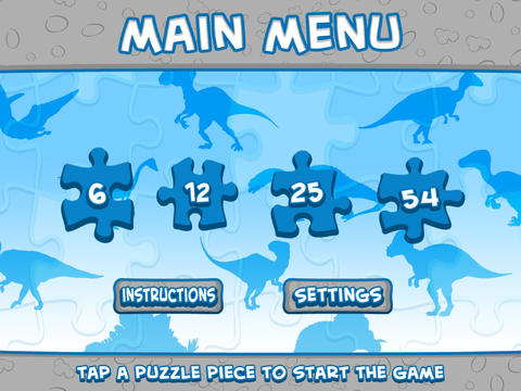 Jigsaw Puzzles Deluxe : Dinosaurs HD screenshot 2
