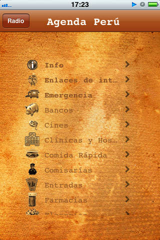 Agenda Perú screenshot 2