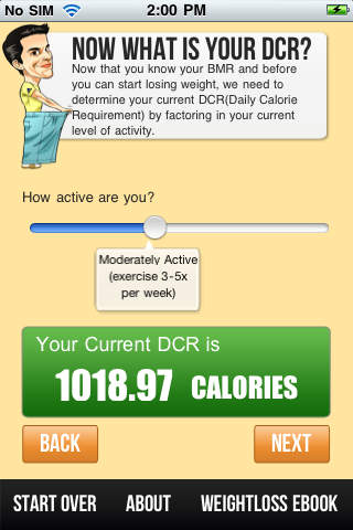 Weight Loss Calc screenshot 3
