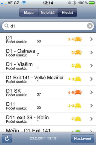CzechTraffic - dopravní situace screenshot 4