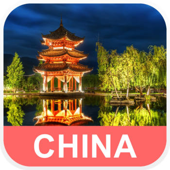 China Offline Map - PLACE STARS LOGO-APP點子