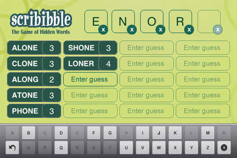 Scribibble: The Game of Hidden Words screenshot 2