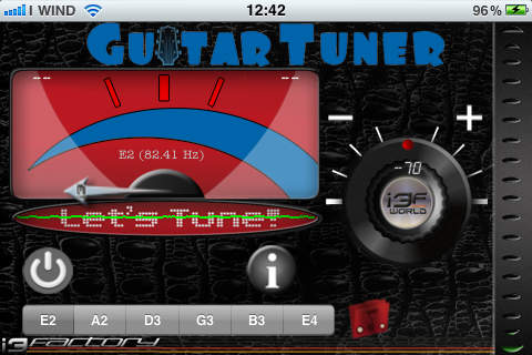 Guitar Tuner i3F World Professional screenshot 3