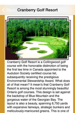 Cranberry Golf Resort screenshot 2