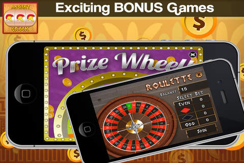Ancient Greek Slots - Slot Machine, Bingo, Roulette, & Blackjack Casino Action screenshot 2