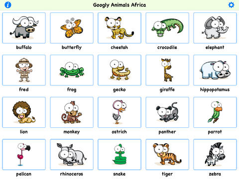 Googly Animals Africa screenshot 2