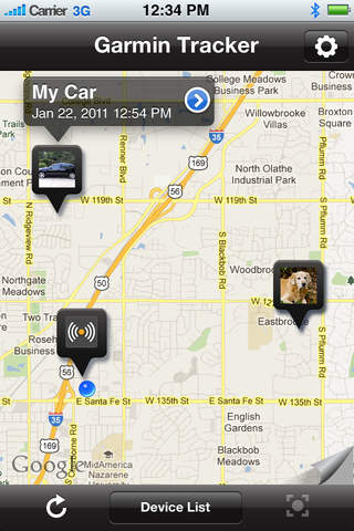 Garmin Tracker screenshot 2