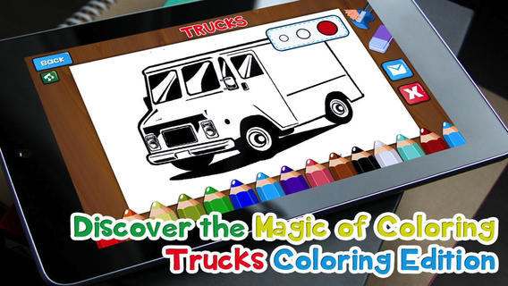 Coloring Book Trucks Edition Free