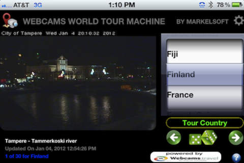 WebcamsTour screenshot 4