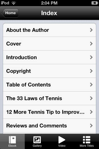 The 33 Laws of Tennis screenshot 2