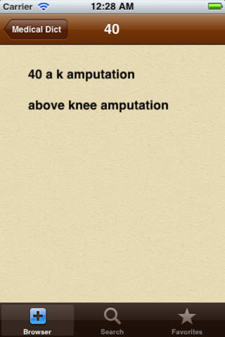 Meidcal Abbreviations Dictionary screenshot 3