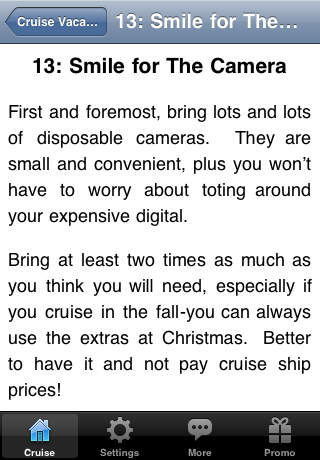 Cruise Vacation on Budget screenshot 4