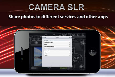 Camera SLR for iPhone 4S screenshot 3