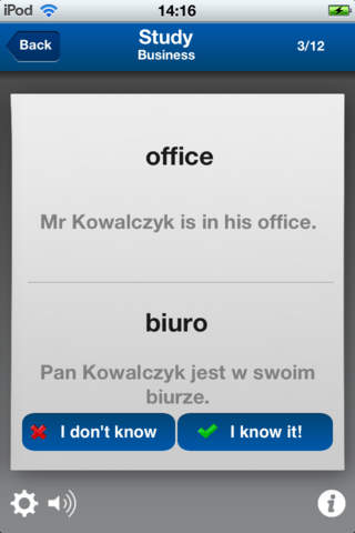 EduCards Polish 1000 Most Frequently Used Words screenshot 3