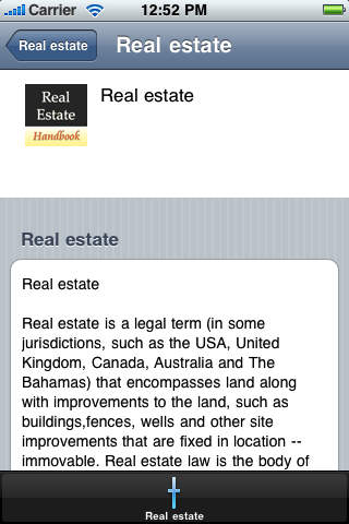 The Real estate Handbook screenshot 2