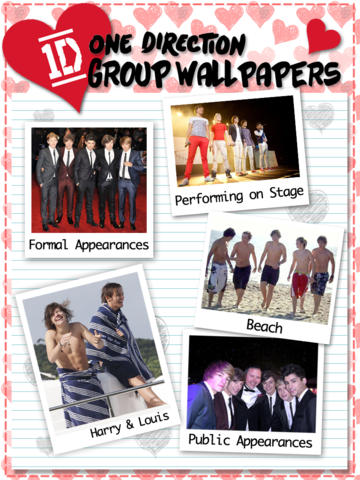 One Direction Wallpapers for iPad screenshot 2