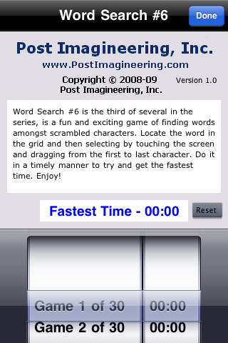 WordSearch6 screenshot 3
