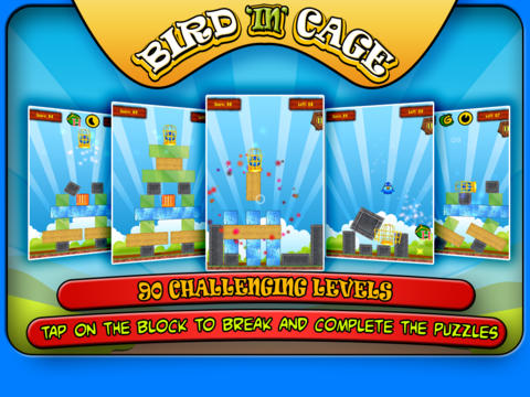 Bird In Cage HD: 90 Levels Pack screenshot 2