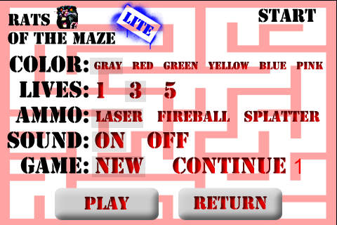 Rats Of The Maze Lite screenshot 4