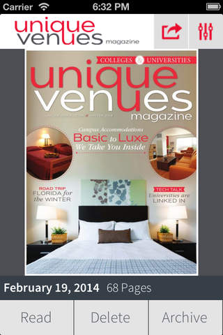 Unique Venues Magazine screenshot 2