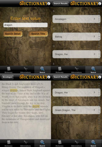 【免費娛樂App】Lord of the Rings Dictionary-APP點子